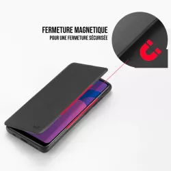 WE Etui folio CLASSIQUE SAMSUNG GALAXY S10 LITE Noir