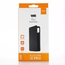 WE Etui folio CLASSIQUE XIAOMI 12 PRO Noir