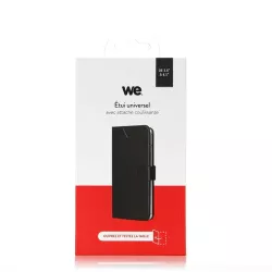 WE Etui de protection AUTOCOLLANT UNIVERSEL - S - 3.8 4.5Noir