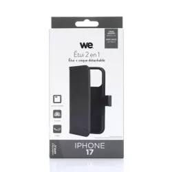 WE Etui folio MAGNETIQUE APPLE IPHONE 17 Noir