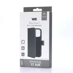 WE Etui folio MAGNETIQUE APPLE IPHONE 17 AIR Noir