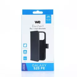 WE Etui folio MAGNETIQUE SAMSUNG GALAXY S25FE Noir