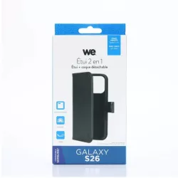 WE Etui folio MAGNETIQUE SAMSUNG GALAXY S26 Noir