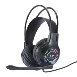 Pack Gamer 4-en-1 filaire pr PC Casque micro rétro-éclairé + clavier avec LED RGB 19 touches anti-ghosting + souris…