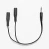 Pack Gamer 4-en-1 filaire pr PC Casque micro rétro-éclairé + clavier avec LED RGB 19 touches anti-ghosting + souris…
