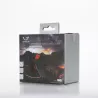 WE GAMIUM Bungee pour souris / Système de gestion de câble pour souris - avec rétro-éclairage - Pied en caoutchouc - Noir
