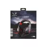 Casque Gamer filaire microphone ajustable. télécommande de contrôle hauts-parleur 50mm, câble en nylon 2.2m, connecteur en or