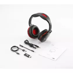 WE Gamium Casque Gaming sans fil compatible PC, Mac, PS5/PS4, Xbox One/Xbox Series X, Nintendo Switch, smartphones et tablettes