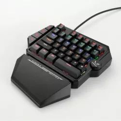 WE Gamium - Clavier Gamer Filaire Mécanique Format 1 Main - 35 touches - 4 touches Macro - Red Switch - Rétro-éclairage…