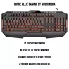 Clavier Gamer Gamium V2 Rétro-éclairage / 4 touches macro 19 touches anti-ghosting / 12 touch multimédia / Blocage Windows