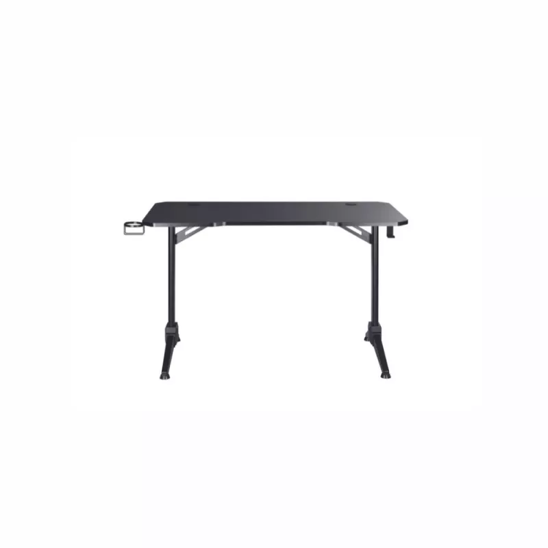 WE Gamium Bureau gamer avec support casque et gobelet - structure en métal - plateau en fibre de carbone / effet texturé…