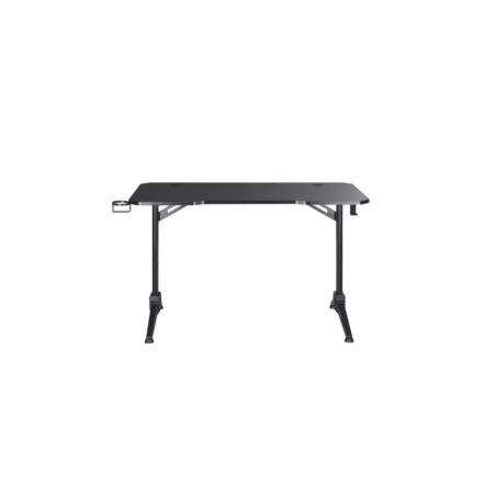 WE Gamium Bureau gamer avec support casque et gobelet - structure en métal - plateau en fibre de carbone / effet texturé…