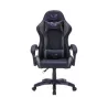 Fauteuil gaming GAMIUM Altar, finition PU diamant, accoudoirs fixes, 5 roues, vérin classe 3 100mm, coussins tête et lombaires…