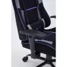 Fauteuil gaming GAMIUM Nyros, finition tissu nid d'abeille, accoudoirs réglables, 5 roues, vérin classe 3 100mm, coussins tête…