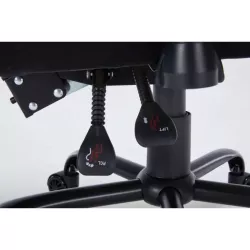 Fauteuil gaming GAMIUM Nyros, finition tissu nid d'abeille, accoudoirs réglables, 5 roues, vérin classe 3 100mm, coussins tête…