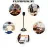 WE Gamium microphone gamer RGB USB avec touches de contrôle de volume ,15 modes de couleurs, idéal pour jeux vidéos, appels…