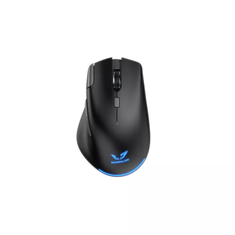 WE Gamium Souris gamer sans-fil avec dongle USB 2.4 Ghz - 7 boutons programmables - 8000 DPI - Rétro-éclairage - Noir