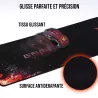 Tapis de souris Gamer Gamium XXL Ultra large : 900 x 300 x 3mm Précis / Glisse parfaite Contours cousus renforcés