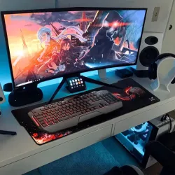 Tapis de souris Gamer Gamium XXL Ultra large : 900 x 300 x 3mm Précis / Glisse parfaite Contours cousus renforcés