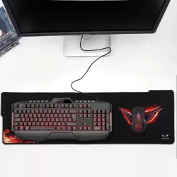 Tapis de souris Gamer Gamium XXL Ultra large : 900 x 300 x 3mm Précis / Glisse parfaite Contours cousus renforcés