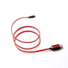 Câble Lumineux Gamium USB / USB C USB mâle à USB C Câble plat 1 m Câble intelligent: lumière en fonction du niveau de charge