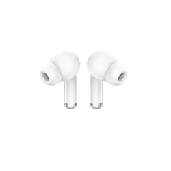 Ecouteurs sans-fil avec écran tactile SOLYS, Bluetooth, batterie intégrée 40mAh, Boitier de recharge 400mAh, ANC+ENC, blanc