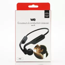 Ecouteurs sans-fil à la conduction osseuse AVIRA, IP5, BT V5.0, batterie rechargeable, autonomie 6h, usb-c, noir