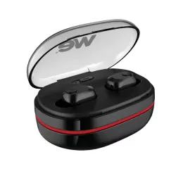 Ecouteurs sans fil - Earpod HD bass sound - Bluetooth 5.0 Cable de charge intégré Boitier de recharge (x18 recharges)…