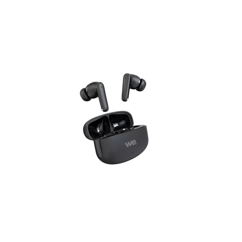 Ecouteurs sans fil - Bluetooth 5.3, batterie intégrée 37mAh (autonomie de 5.5h) + Boitier de recharge 500mAh, ANC (réduction…