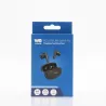 Ecouteurs sans fil - Bluetooth 5.3, batterie intégrée 37mAh (autonomie de 5.5h) + Boitier de recharge 500mAh, ANC (réduction…