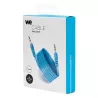 Câble Jack/Jack M/M plat 1.50m - bleu 3.5mm