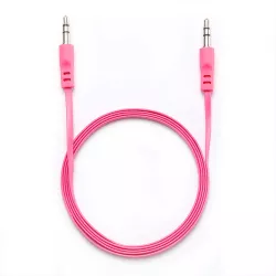 Câble Jack/Jack M/M plat 1.50m - fushia 3.5mm