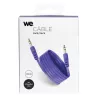 Câble Jack/Jack M/M plat 1.50m - violet 3.5mm