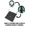 Casque anti-bruit ENFANT WeKids, atténuation 27dB avec housse de transport, vert d'eau