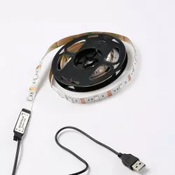 Kit Ruban LED RGB 2m en USB avec télécommande