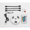 Kit Ruban LED RGB 5m en USB avec télécommande