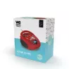 Lecteur - Radio CD - USB WeKids: FM, Lecteur CD/CD-R/CD-RW/MP3, RMS2*2W, entrée Aux et Micro, modèle Rouge insecte
