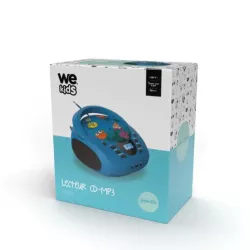 Lecteur - Radio CD - USB WeKids: FM, Lecteur CD/CD-R/CD-RW/MP3, RMS2*2W, entrée Aux et Micro, modèle Mer