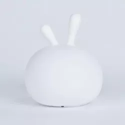 Veilleuse/projecteur d'étoile lapin en silicone, rechargeable lumiosité reglable blanc
