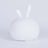 Veilleuse/projecteur d'étoile lapin en silicone, rechargeable lumiosité reglable blanc