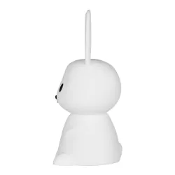 Veilleuse lapin en silicone, batterie rechargeable, auto 9-11h, lumière blanche fixe /7 couleurs en défiler…