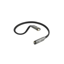 Lampe tour de cou, batterie rechargeable de 400mAh, bras flexible, 3 températures de couleur réglables.