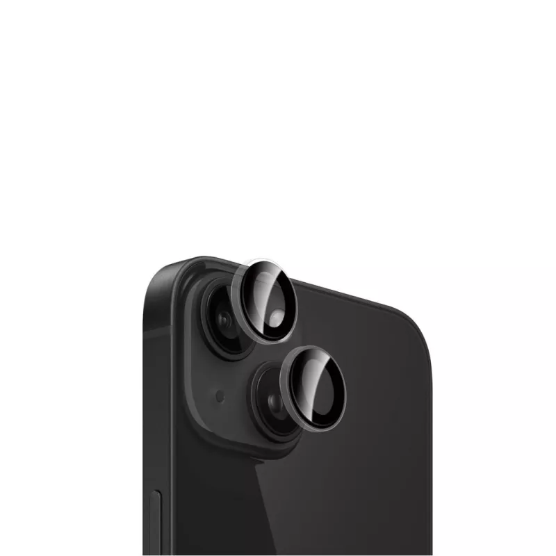WE Lentilles de protection pour objectifs d'appareil photo iPhone 13/13 MINI transparent/noir (2 lentilles incluses)