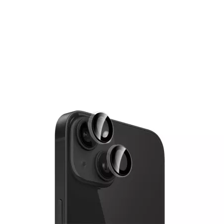 WE Lentilles de protection pour objectifs d'appareil photo iPhone 14/14 PLUS transparent/noir (2 lentilles incluses)