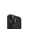 WE Lentilles de protection pour objectifs d'appareil photo iPhone 14/14 PLUS transparent/noir (2 lentilles incluses)