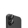 WE Lentilles de protection pour objectifs d'appareil photo iPhone 16/16 PLUS/17 transparent/noir (2 lentilles incluses)