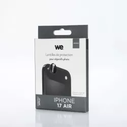 WE Lentilles de protection pour objectifs d'appareil photo iPhone 17 AIR transparent/noir (1 lentille incluse)