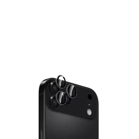 WE Lentilles de protection pour objectifs d'appareil photo iPhone 16 PRO / 16 PRO MAX / 17 PRO / 17 PRO MAX transparent/noir…