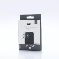WE Protection dobjectifs appareil photo iPhone 12 transparent