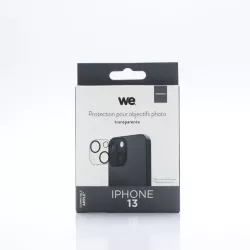 WE Protection dobjectifs appareil photo iPhone 13 transparent